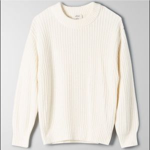Aritzia Wilfred Essential Chenille Salette Sweater